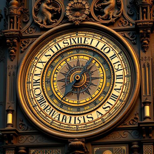 Le Gros-Horloge de Rouen, une horloge astronomique du XIVe siècle ornée de décorations Renaissance.